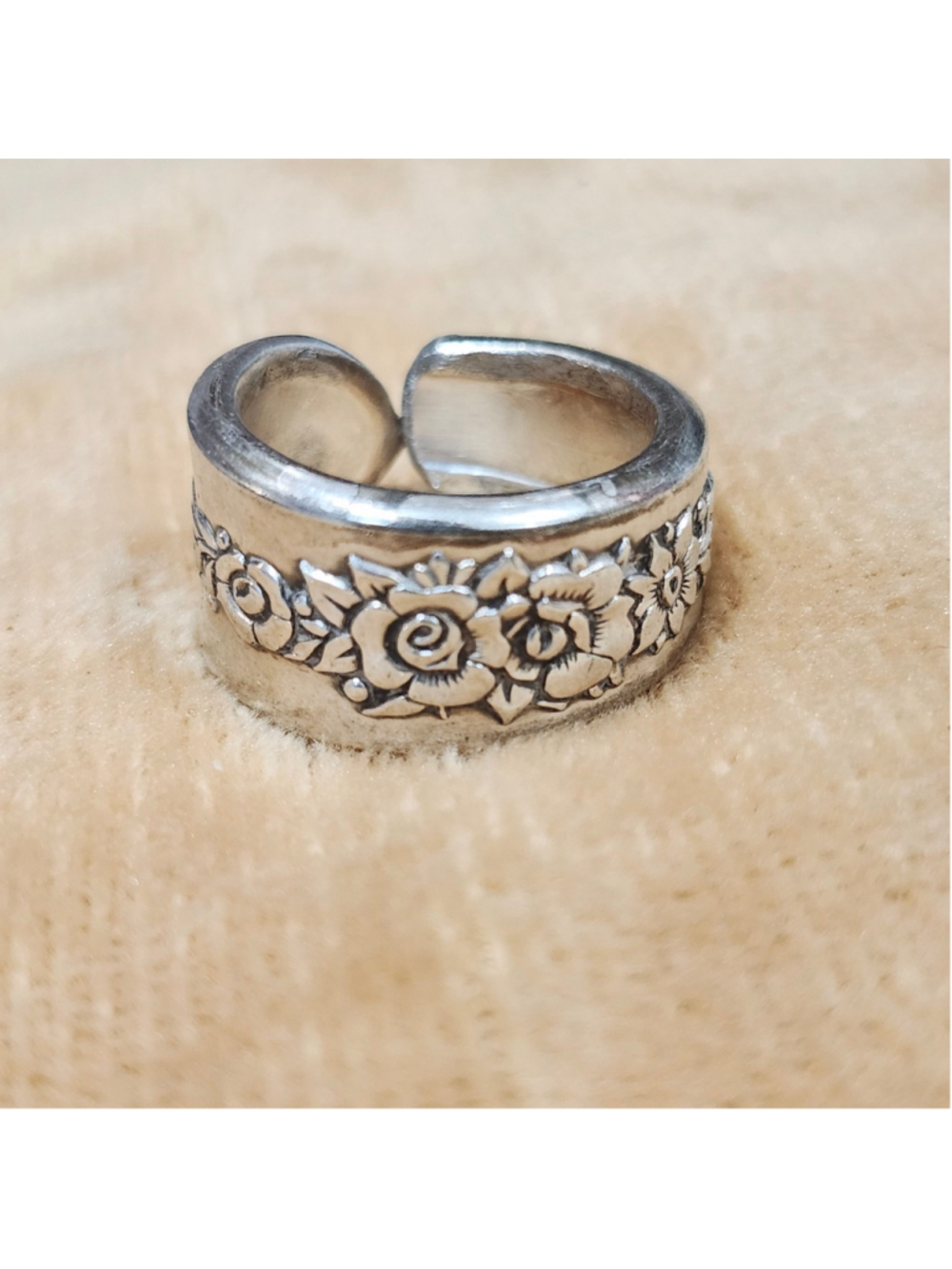 Silverwear Ring Size 8 ONEIDA silverplate ROYAL ROSE